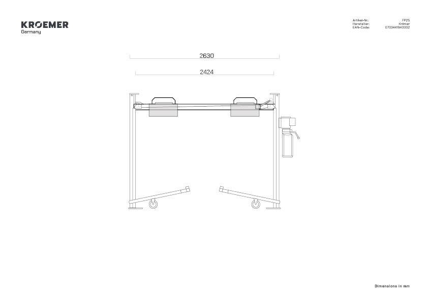 Kroemer FP25 4-post lift – View 7