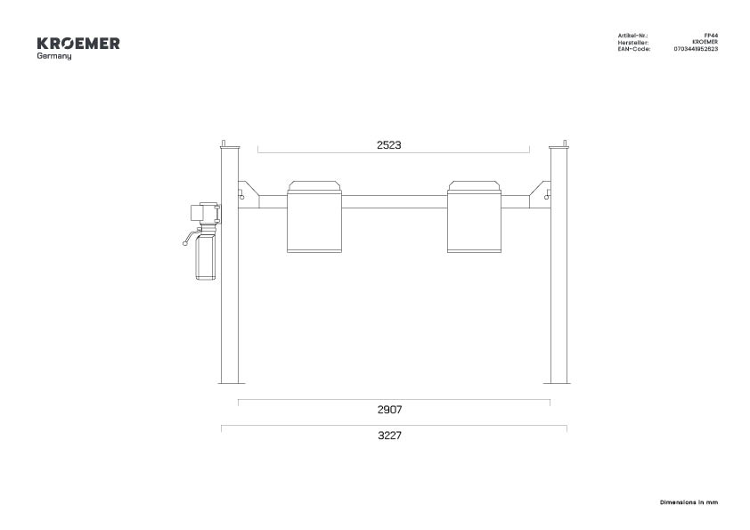 Kroemer FP44 4-post lift – View 8