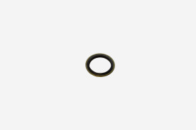 Dichtung Unterlegscheibe ist ein grün-schwarzer kleiner Ring 