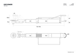 Short lifting arm set with Quickarm II528