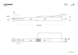 Long lifting arm set with Quickarm II530
