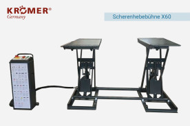 Mobile KFZ Scherenhebebühne mit Bedienpult
