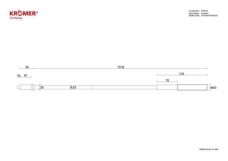 Synchronizing Cable FP578, View 1