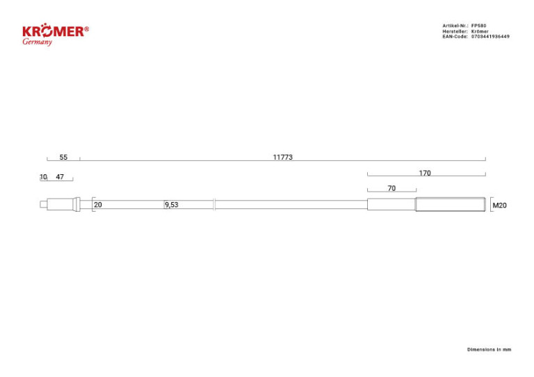 FP580 Synchronization Cable, View 1