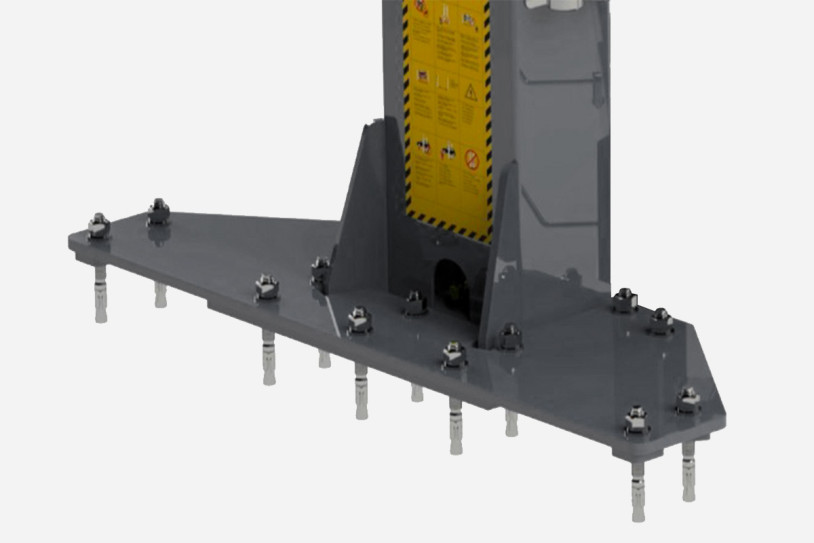 Reinforcement Plate TP22, View 1