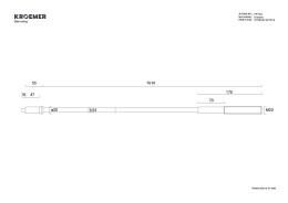 FP165 synchronisation cable 7,610 mm for Kroemer FP41