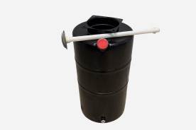 20L steel tank with oil suction hose - FP551