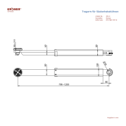 Tragarm-Set Extra Lang SP101