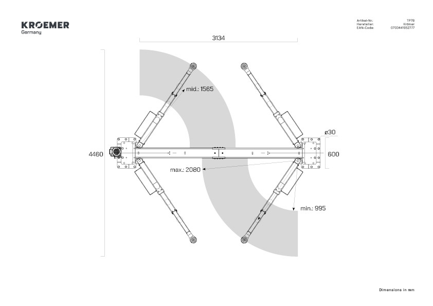 Kroemer TP78 2-post lift – view 8