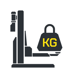 Tragkraft - 1-Säulen Hebebühne - Grafik